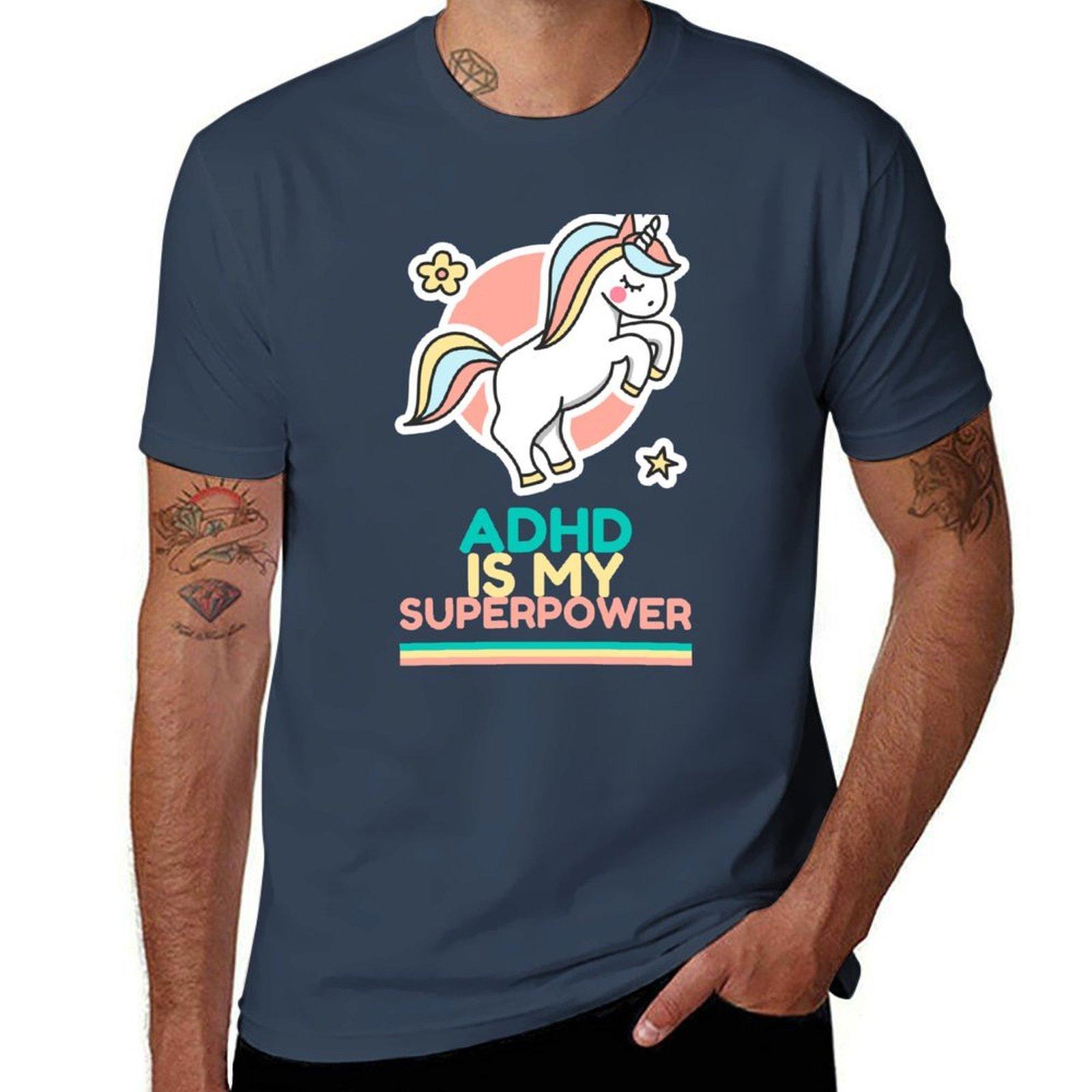 Adhd Is My Superpower Tshirt Lightweight Hiking Tshirt S