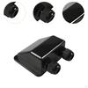 Solar Cable Entry Gland Plate Box Connector Fit 2AWG To 12AWG Black Waterproof for RV