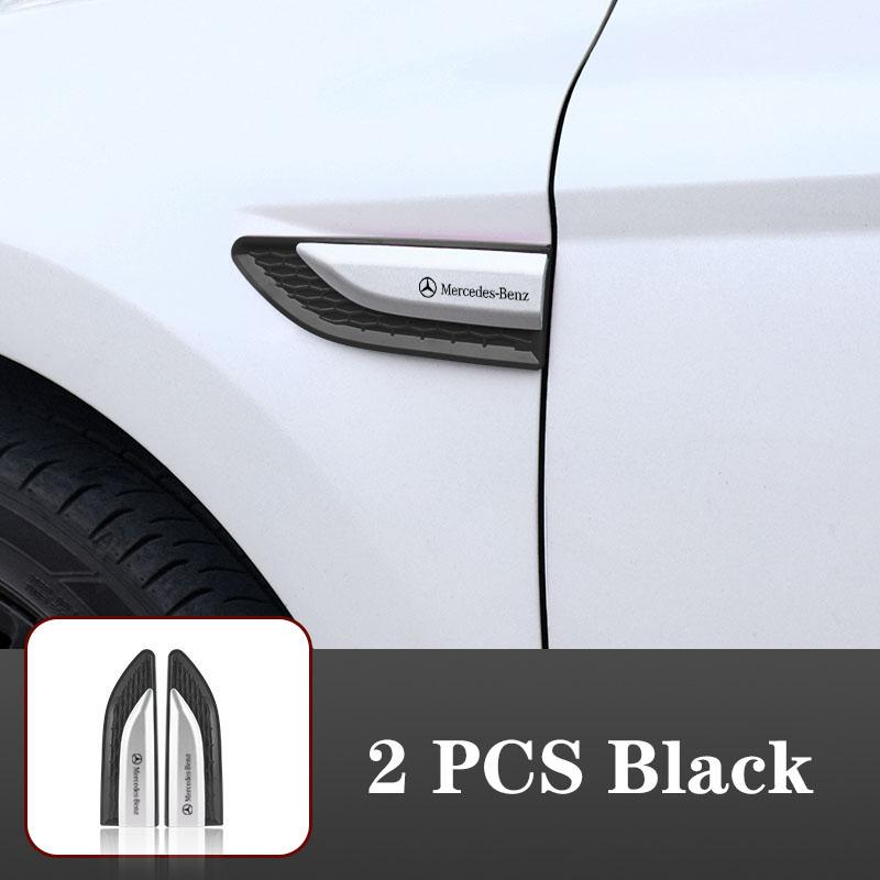 Auto Door Fender Side Blade Badge Car Body Sticker For Mercedes Benz B/C/E/S Class W203 W204 W205 W210 W211 W212 W221 Accessorie RT1