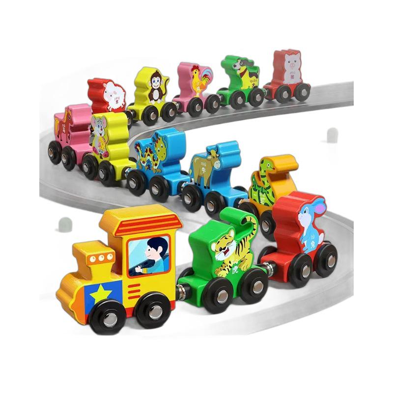 Magnetic Digital Train Building Blocks - Educational Toys for Toddlers (1-3 Years)