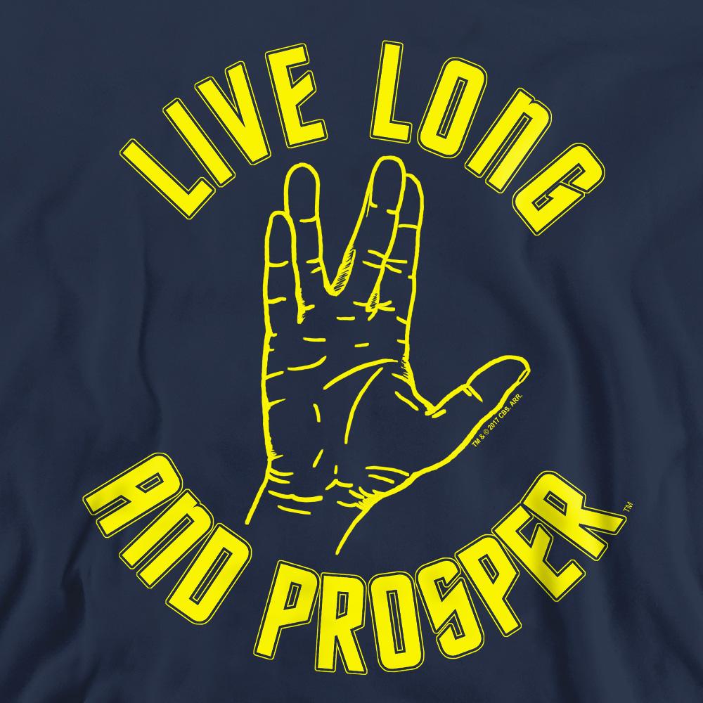 STAR TREK Hanorac unisex pentru adulți Live Long Hand