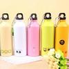 1 Pcs 500ML Candy Color Cute Cartoon Pattern Aluminum Water Bottle Kitchen Accessories Metal Water Bottle