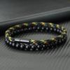 Stylish 2Pcs Men Bracelet Set Premium Selected Ethnic Cord Braslet Meditation Healing Wrist Accessories Perfect Gift For Him