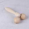 Personalized Roller Massager Wooden Face Massager Facial Massager Double Wheel Pull Wheel Face Massager