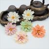 10pcs Satin Dahlia Artificial Flowers Mix Color Fake Flower Silk Chrysanthemum Dahlia DIY Garland Bouquet Brooch Accessories