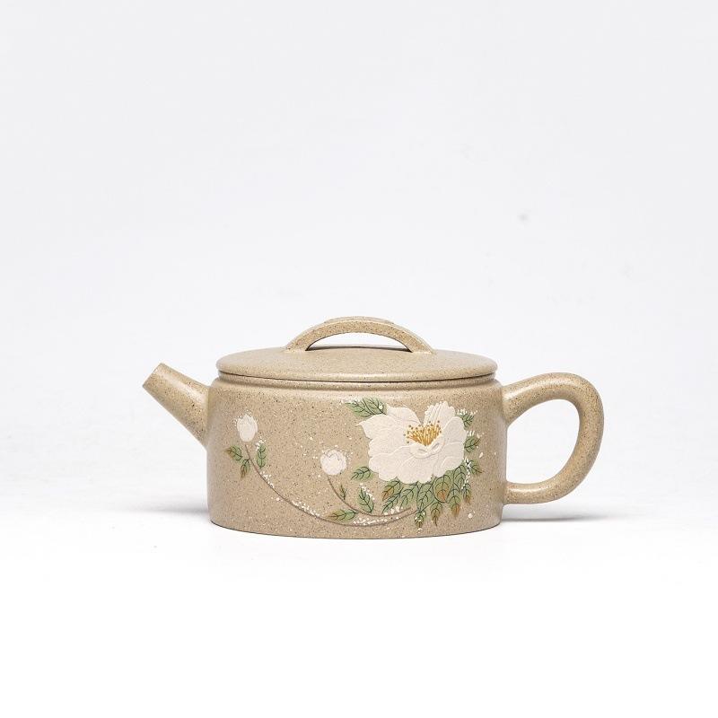 

200ml Yixing Purple Clay Teapots Handmade Large Caliber Pot Raw Ore White Segment Mud Kettle Chinese Zisha Tea Set Tea Items