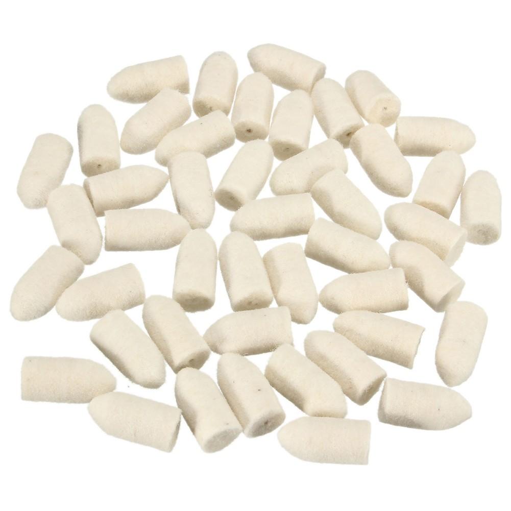 45Pcs Grinding Polishing Pad Accessories 20mm Wool Felt Polishing Buffing Wheel2Pcs 35mm Shanks For Rotary Tool