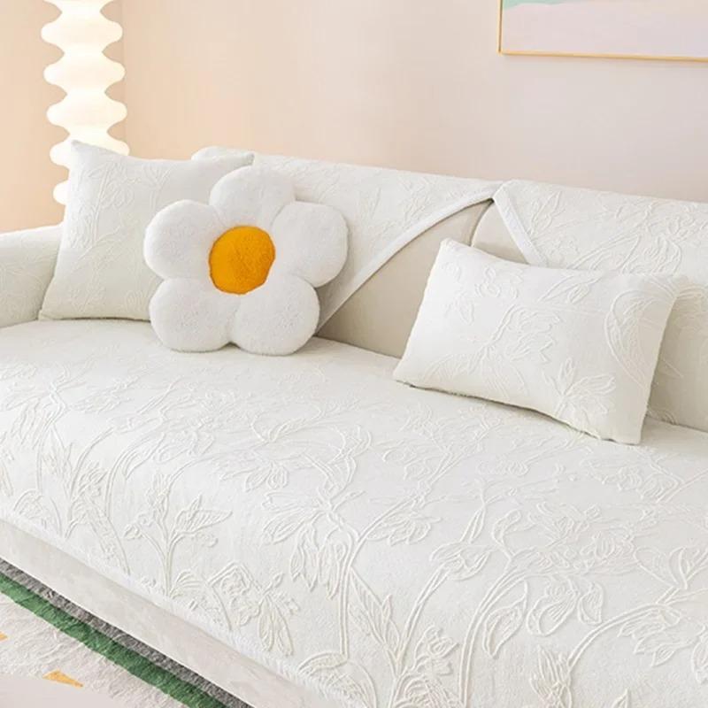 Super Soft Sofa Cover Thicken Plush Sofa Towel Blanket Universal Autumn Winter Sofa Mat Cushion for Living Room Couch Covers