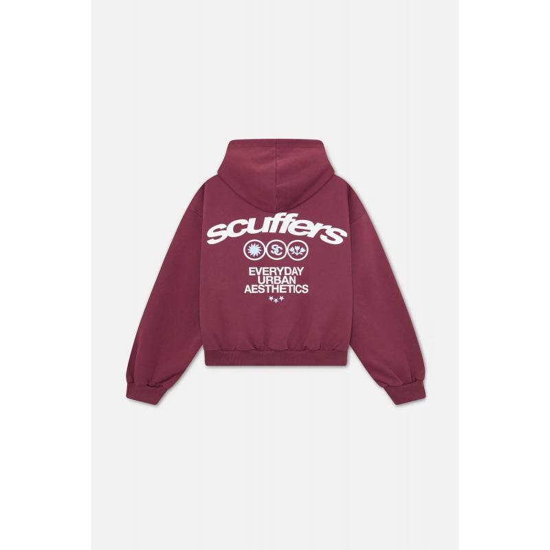 Maglione con Cappuccio Stampato alla Moda Casual Largo Maglione per Coppia Europa