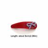 Sweet Bow Hair Clips Colorful Acetate Barrettes Fashion Bangs Clip  for Womans Girls