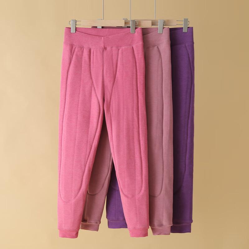 Women's Thickened Velvet-Lined Thermal Leggings with Knee Protection
