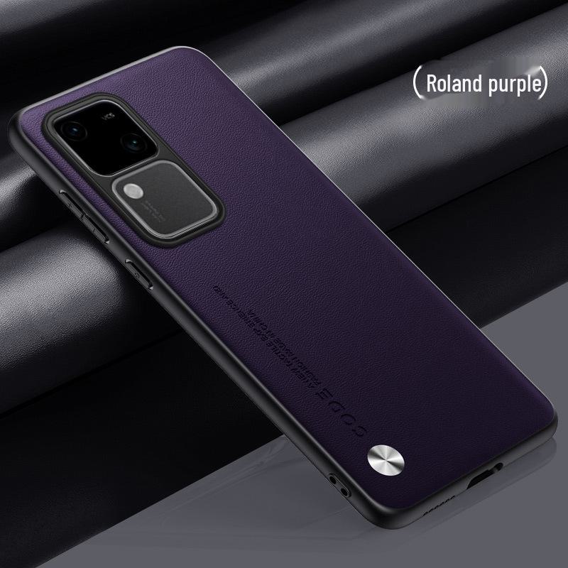 Kevlar Vivos18pro Mobile Phone Case: New Plain Leather Full-Cover Protective Cover for S18/S16/S15.