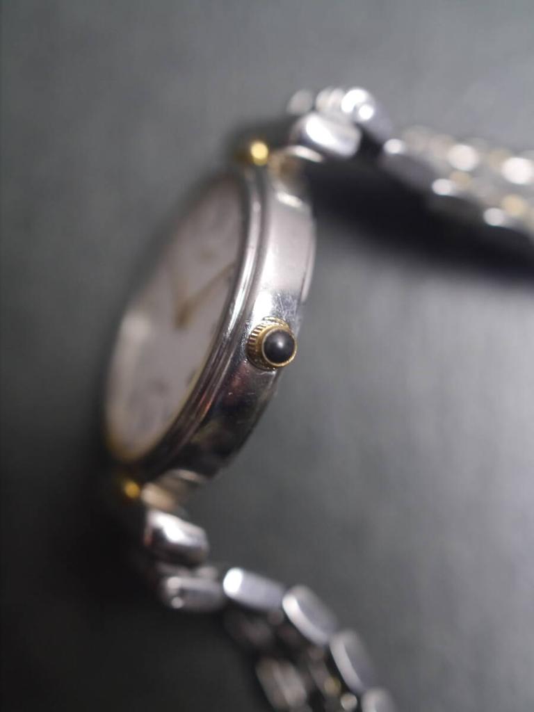 SEIKO Exceline Quartz Roman Numeral Working Condition 2-Hand Watch, Strap, 7320-0380, Women's Watch, AC485