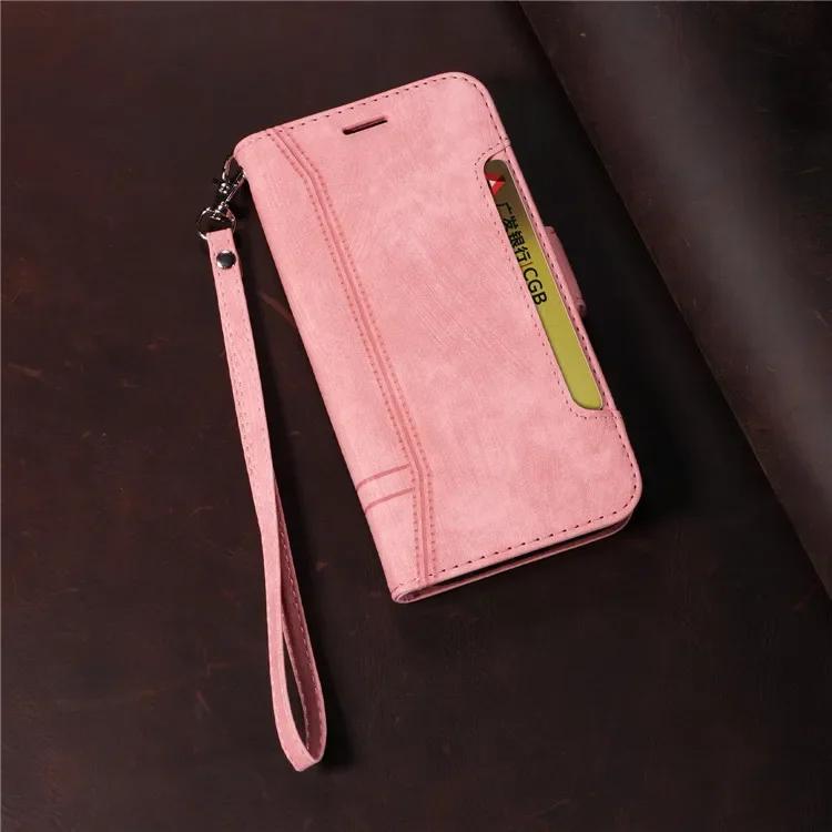 Luxury Leather Flip Phone Case for Samsung Galaxy S20 S21 FE S22 Plus S23 S24 Ultra Magnetism Shockproof Wallet Bracket Cover