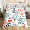 Cartoon Animal Duvet Cover Queen King Size Cute Animal Quilt Cover Bedding Set For Kids Girls Boys 3 Pcs With 2 Pillowcases