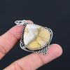 Pear Cobra Jasper Gemstone Elegant Bezel Engagement Pendant 925 Sterling Silver
