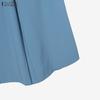 ZANZEA Women Short Sleeve Blouse and Pants Casual Two Piece Suit Sets