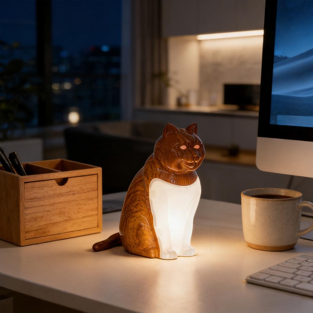 USB-Ladeleuchte, Figur, Dekorative Nachtlampe, Duftendes Kreatives Geschenk Schreibtischlampe
