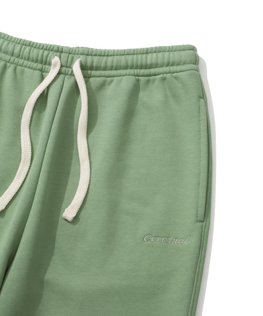 COVERNAT WOMAN Semi-Bootcut Sweatpants Sage Green