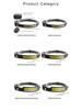 LED COB Induction Headlamp Built-in Battery Sensor Head Flashlight USB Rechargeable 5 Lighting Modes Waterproof Headlight