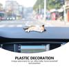 Figura di gatto in plastica, adorabile figura di animale, idea creativa per interni