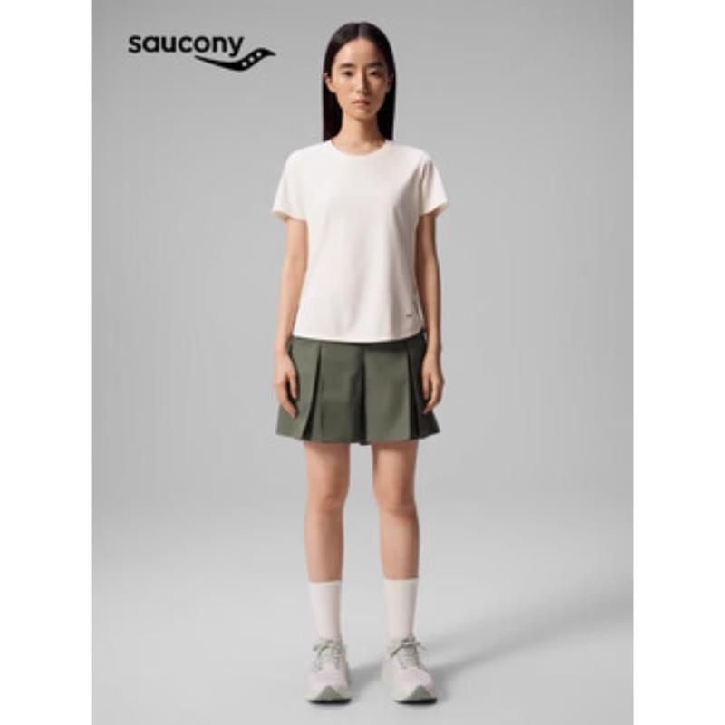 SAUCONY Women s Workwear Woven Athletic Shorts L
