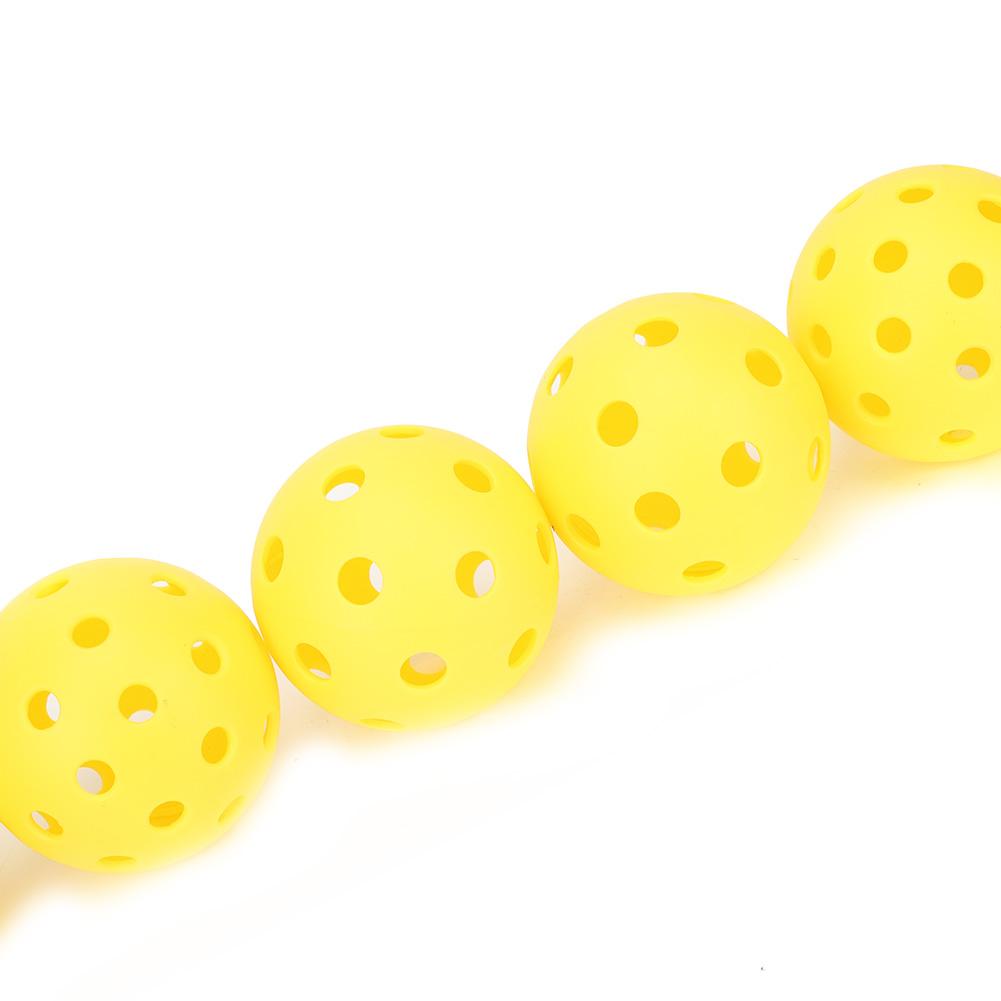 Environmental Protection PE Yellow High Bounce Pickleball Ball Sports Equipment Accessory