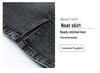 Women's High-Waist Denim Slit Midi Skirt, Slimming Elastic, No Lining - Spring/Summer Fashion
