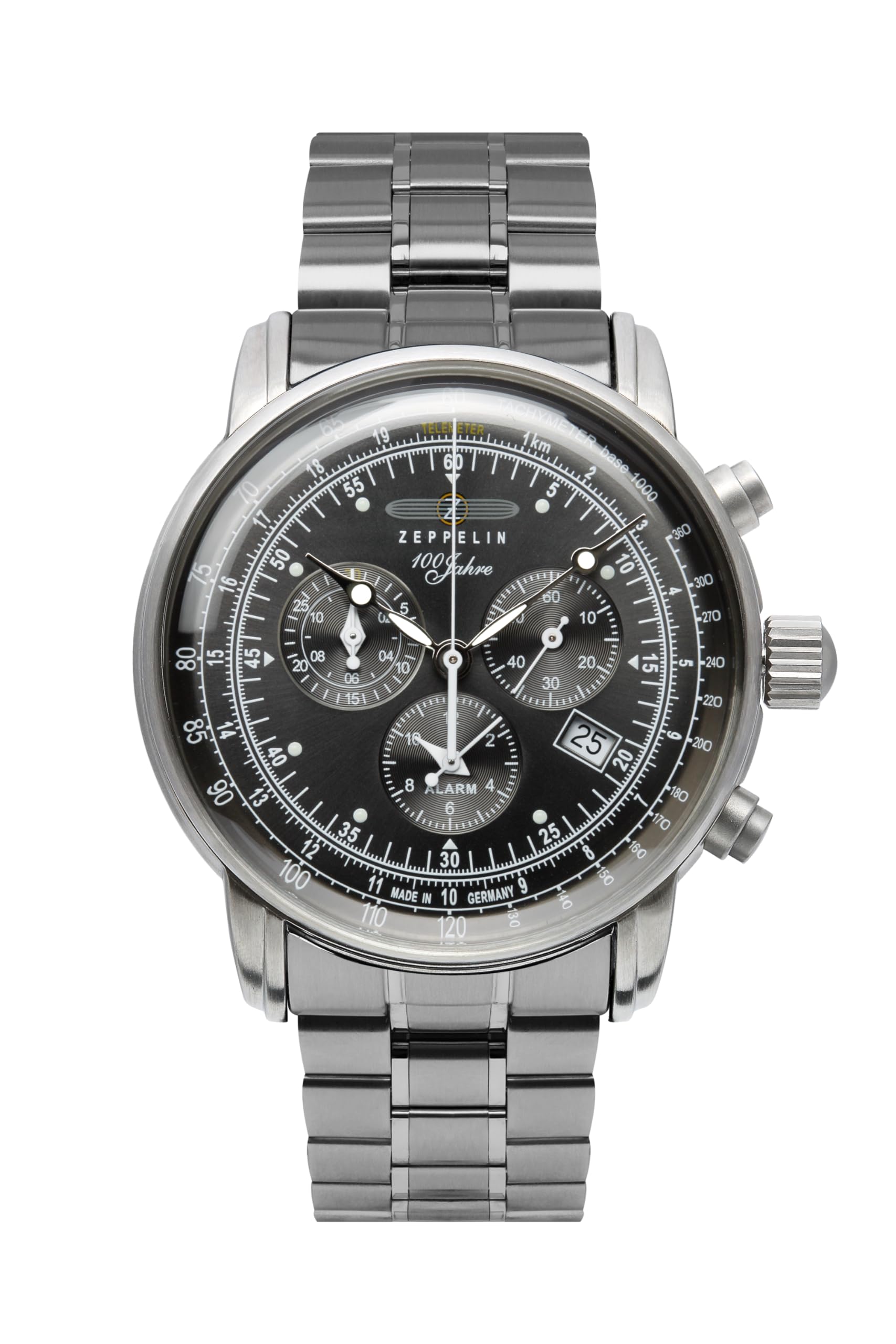 

[Zeppelin] Wristwatch 100th Anniversary Series 7680-MB2 Men s Silver [Used]