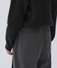 Musinsa Standard Extra Wide Two-Tuck Hidden Elastic Waist Slacks [Medium Gray]