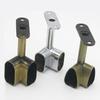 2Pcs Alloy Ceiling Mounted Bracket Corner Wardrobe Rod Clothes Rail Lever Holder