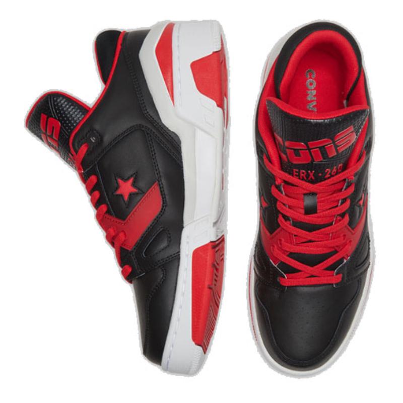 Converse ERX 260 Sporty Comfort Low-Top Retro Basketball Shoes Unisex Black and Red
