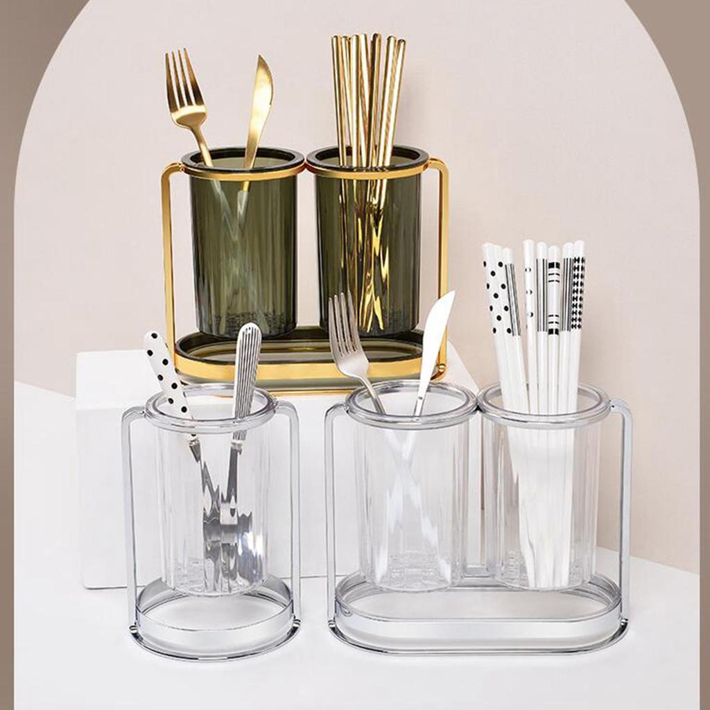 Chopsticks Holder Drying Rack Tableware Stand Spoon Fork Cutlery Organizer Countertop