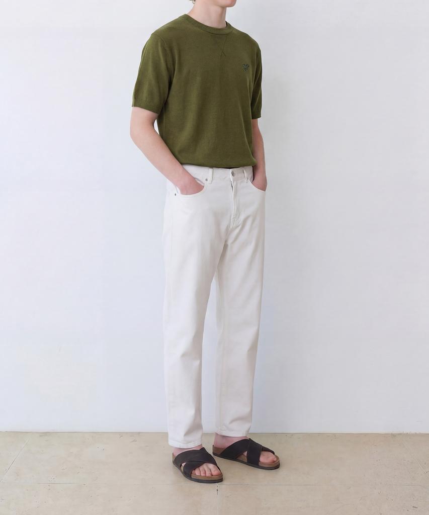 Edeunbeoleokeulleob Cool Linen Half-Sleeve Knit (Khaki)