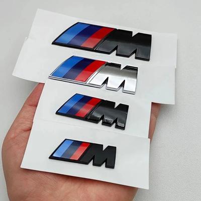 1pcs M Emblem 3D Car Fender Logo Rear Trunk Sticker For BMW E39 E46 E36 E90 G20 G30 E60 G22 F30 F20 X3 X5 X6 M Accessories