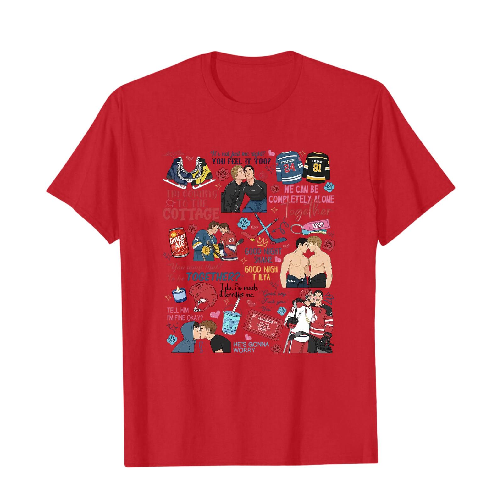 

Casual Crew Neck Graphic TShirt with Cartoon Print Short Sleeve Classic Fit Soft Cotton Material for Everyday Wear M