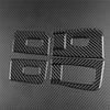 Soft Carbon Fiber For Tesla Model 3 Highland 2024 Car Window Lifter Switch Cover Trim Sticker Interior Accessories