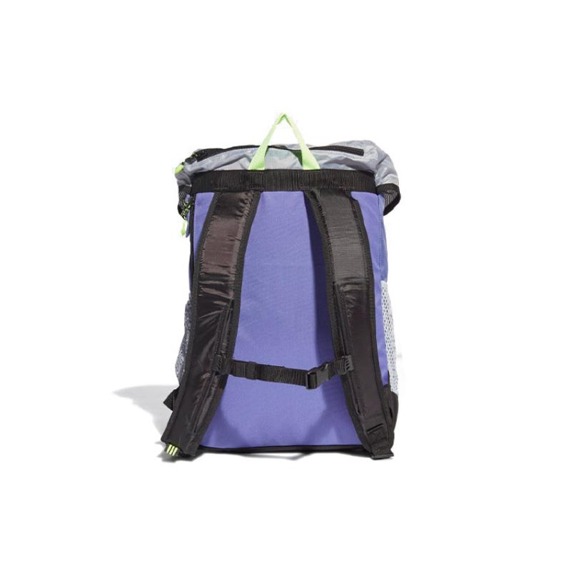 Adidas Originals Polyester Backpack Small Unisex Purple/Halo Silver/Signal Green Adidas GN2236