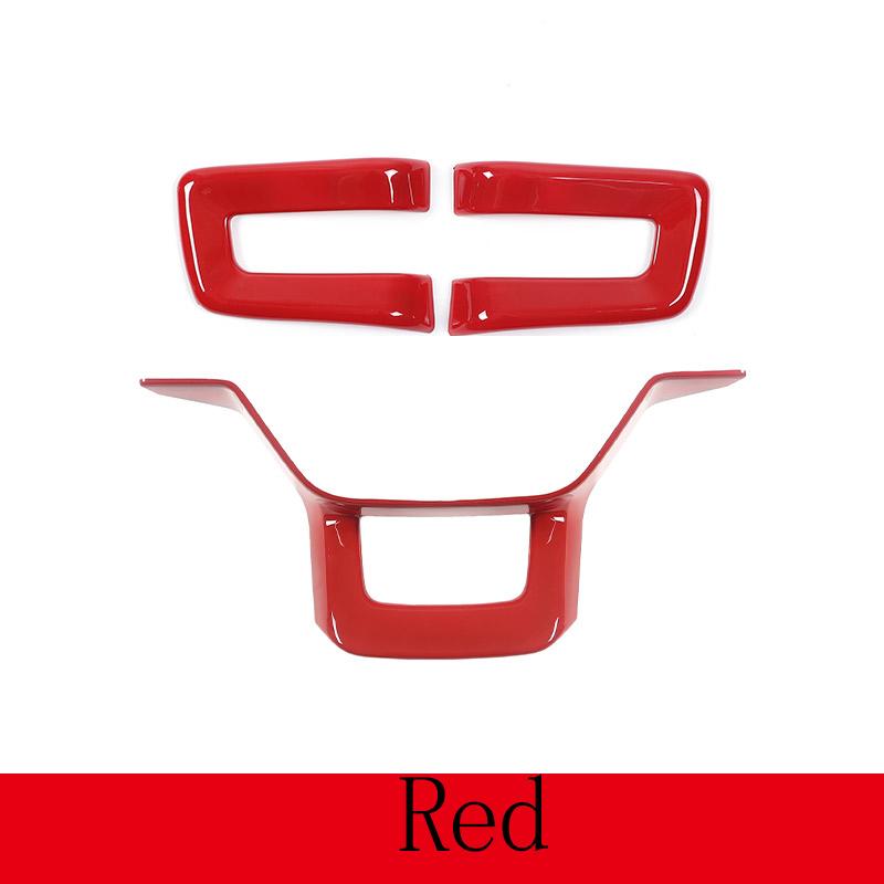 ABS Carbon Fiber For Rivian R1T R1S Car Styling Steering Wheel Buttons Decoration Frame Cover Trim Car Interior Accessories