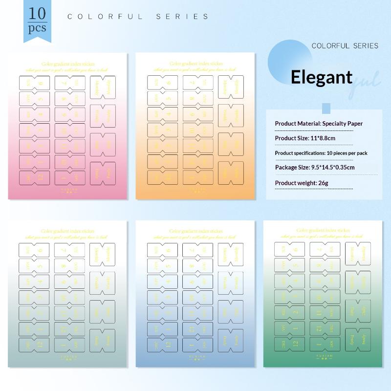 

10/20Sheets Ledger Sticky Note Sticky Note Index Tabs Arrow Flags Sticky Note for Page Marker Planner Stickers Office School