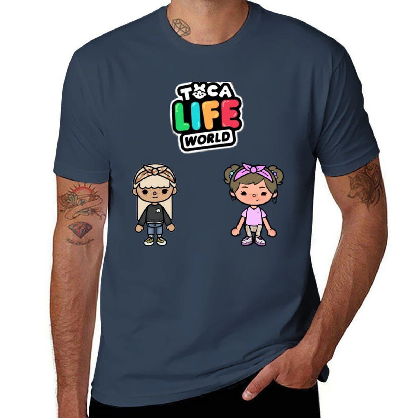 Toca Boca For Kids Pack Tshirt Basic Simple Design Short Sleeve Shirt S