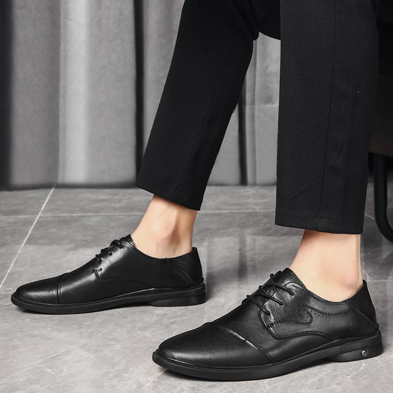 Men Casual Shoes For Boy Fashion Walking Shoes Men Genuine Leather Mens Designer Sneakers Luxury Brand Men Footwear