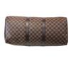 Used Louis Vuitton Damier Keepall 50 N41427 Boston Bag Canvas Brown Authentic 13296