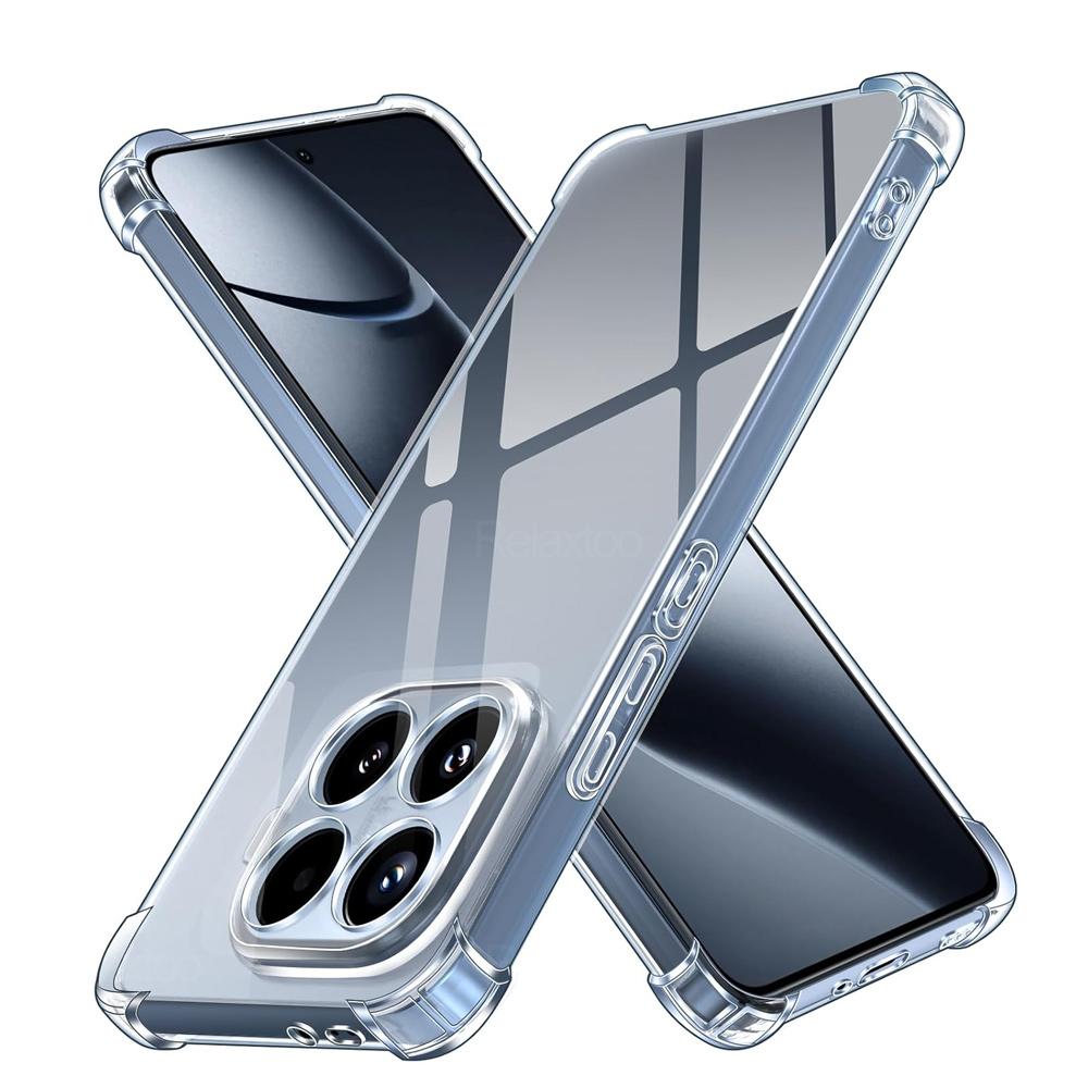 

For Xiaomi 15T Pro Case Anti-Yellow Transparent Soft Back Shockproof Cover Xiaomi15T 15TPro 14T 14TPro 5G Clear Fundas TPU Coque For Xiaomi 15T Pro прозорий