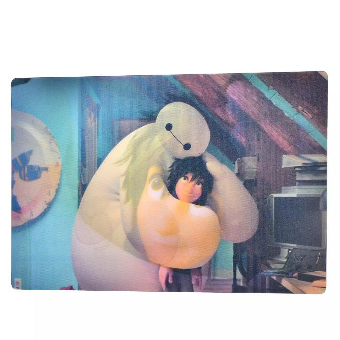Disney Baymax & Hiro Hamada Postcard Lenticular Japan NEW Disney Store
