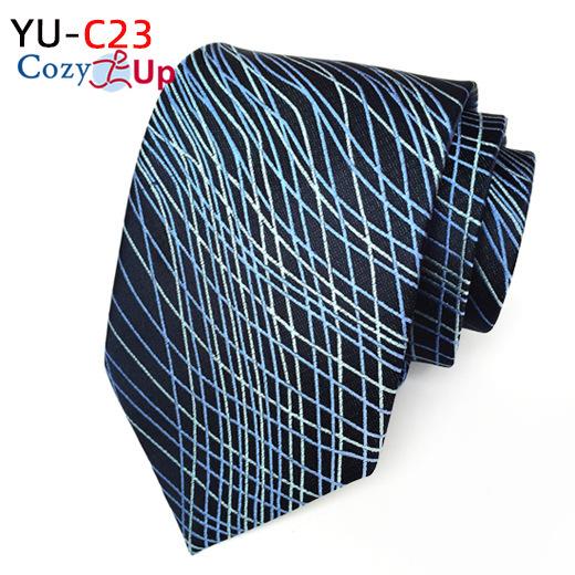 3.15" Fashion Striped PaisleyTie Men Flower Necktie for Wedding