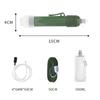 Outdoor Portable Water Filter 4000L for Camping Survival Drinking Water Filter Removes and Harmful Substances Personal Water Treatment Activated