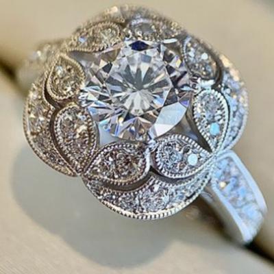 Luxusný novočeský prsteň Fashion Ring Dámsky zásnubný prsteň s návrhom