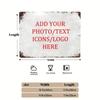 Custom Text Metal Sign Personalized Logo Wall Decor Outdoor Street Business Home Birthday Gift