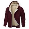 Men'S Zipper Jacket, Casual Retro Long Sleeved Cardigan Jacket